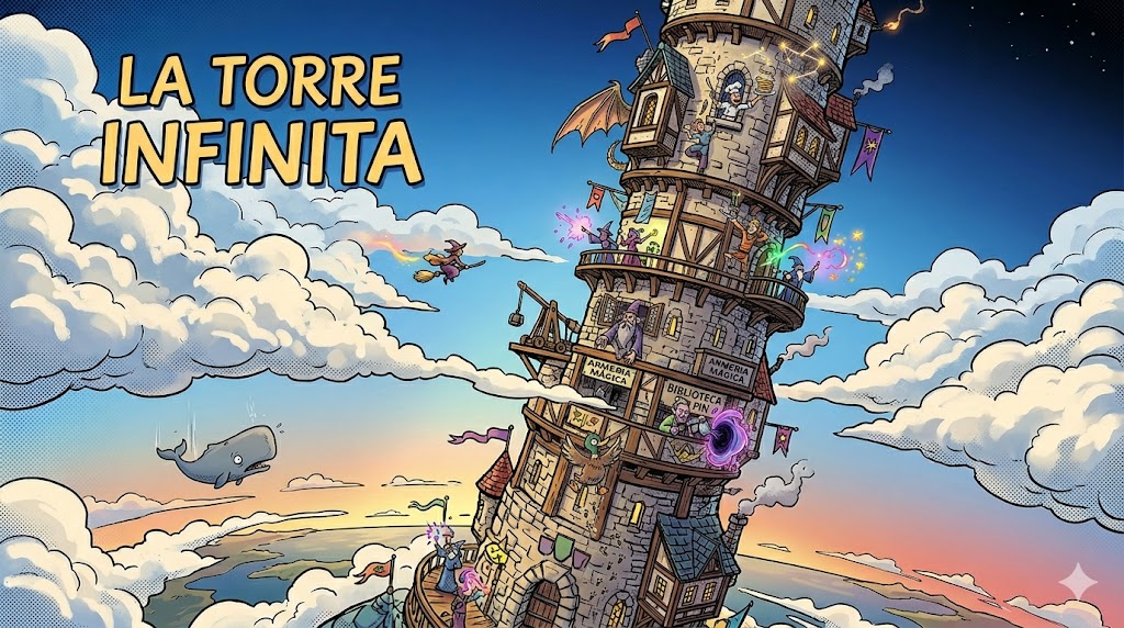 Ilustración de La Torre Infinita